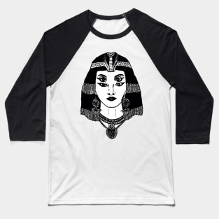 Psychedelic Cleopatra Baseball T-Shirt